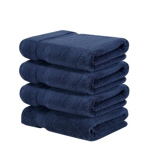 Splash Ultra-Soft Zero Twist 100% Ring Spun Cotton Bath Towel Set - Reversible, 550 GSM, Breathable, Lightweight, Highly Absorbent Towels for Bathroom - 1 of 4