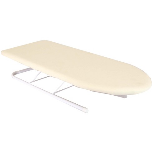 mesh sleeve mini ironing board, iron