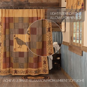 Crow and Star Shower Curtain 72x72 VHC Brands - 1 of 4