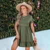 Women's Flutter Breeze Olive Mini Dress - Cupshe - 2 of 4