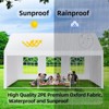 20x20 ft Outdoor Canopy with 6 Removable Sidewalls, Heavy Duty Wedding Party Tent, Portable Shelters Gazebo for Camping Wedding Parties - 3 of 4