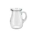 Amici Home Roxy Glass Pitcher with Handle, 5.5 High, Italian Glassware Beverage Server ,17-Ounce