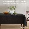 HLC.ME Modena Jacquard Fabric Lattice Tablecloth, Water, Fade, Wrinkle and Stain Resistant Table Cloth - 2 of 4