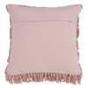 Saro Lifestyle Woven Fringes Throw Pillow Cover - 2 of 4