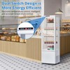 Acekool 8.4 Cu.Ft Commercial Refrigerated Display Case, Upright Single Door Display Refrigerator with LED Lighting - 3 of 4