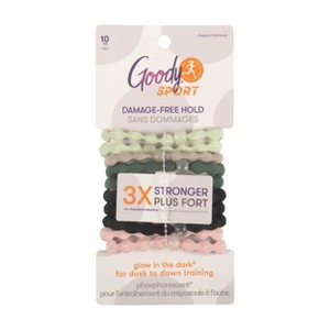 Goody Sport Forever Elastics Flow - 10pk - Green/Pink - 1 of 4