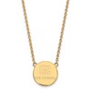 Black Bow Jewelry 14k Yellow Gold The Citadel Bulldogs NCAA Necklace 18 Inch - 2 of 4