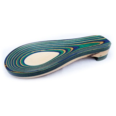 Island Bamboo 9 Inch Pakkawood Spoon Rest