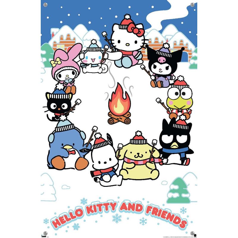 Trends International Hello Kitty and Friends: 24 Aspen - Marshmallows Unframed Wall Poster Prints, 4 of 7