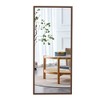 GlasFlength Full Length Mirrors, Wall-Mounted Full-Length Metal Frame Mirror for Bathroom, Bedroom, and Decor, Clear, 31.5"*1"*71" - 4 of 4