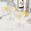 True Coupe Glasses Martini Daiquiri Manhattan Cocktail Barware Glass, 7 Oz, Set of 4, Clear - 3 of 4