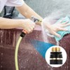 Syemin Landscape Equipment Parts and Accessories, Quick Connect Hose Coupling Set 8 Piece with Rubber Grip for Garden, Lawn, Gold, 1.46"*1.46"*1.97" - 4 of 4