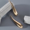 SOHI Women's California Gold The Elongated Drip Drop Earrings - 2 of 4