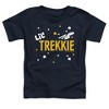 Toddler Boys' Star Trek Future Captain Baby Onesie Bodysuit 18 Months T-Shirt Navy - 2 of 4