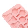 Unique Bargains Chocolate Mould 10-Cavity Badminton Theme Candy Mould Hand Wash 6.61"x4.69"x0.71" 1 Pc - 4 of 4