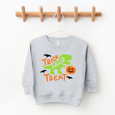 The Juniper Shop Trick Rawr Treat Youth Ultra-Soft Graphic Sweatshirt