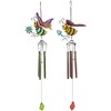 Northlight Pink and Green Bees Outdoor Garden Windchimes - 30" - Set of 2 - 3 of 4