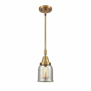 Bell - 1 Light Stem Hung Mini Pendant In Industrial Style-11.13 Inches Tall and 5 Inches Wide - 1 of 1