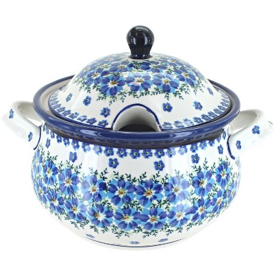 Blue Rose Polish Pottery Kalina Soup Tureen