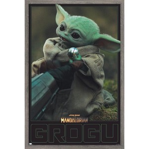 Trends International Star Wars The Mandalorian Season 2 - Grogu Framed Wall Poster Prints - 1 of 4