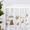 Sweet Jojo Designs Gender Neutral BreathableBaby Breathable Mesh Crib Liner Watercolor Woodland Forest Animals Multicolor - 3 of 4