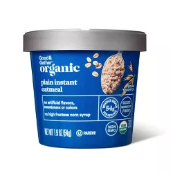 Organic Plain Instant Oatmeal Cup - 1.9oz - Good & Gather™