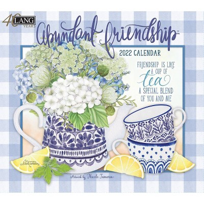 2022 Wall Calendar 13.4"x24" Abundant Friendship - Lang