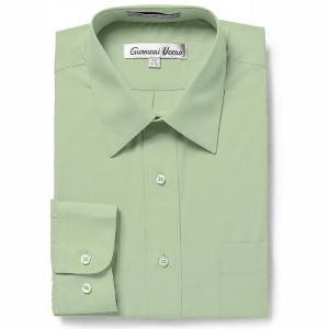 Gentlemen's Collection Men's Regular Fit Long Sleeve Dress Shirt – Available in Multiple Colors - 1 of 2