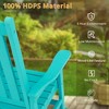 Arceso Outdoor Rocking Chair, HDPS Poly Rocking Chair, All Weather Resistant Plastic Outdoor Indoor Porch Rocker, Heavy Duty Rocker for Patio,  Garden - 4 of 4