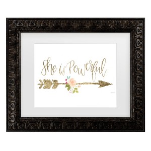 Trademark Fine Art - Jenaya Jackson Girl Power VII Matted Framed Art - 1 of 4