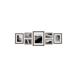 Haus and Hues Somerset Gallery Wall Frame Set with Real Glass and Mat - 1 of 4