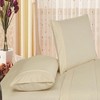 Plazatex Emboss Vine All Season Super Soft Microfiber Sheet Set, Ivory - 2 of 3