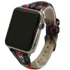 Olivia Pratt Printed Skinny Leather Apple Watch Band - 2 of 3