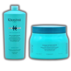 Kerastase Resistance Extentioniste Shampoo (34oz) & Masque (16.9oz) Duo | Strengthen, Repair & Boost Hair Growth - 1 of 3