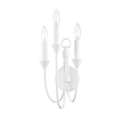 Troy Lighting Cate 3 - Light Sconce in  White