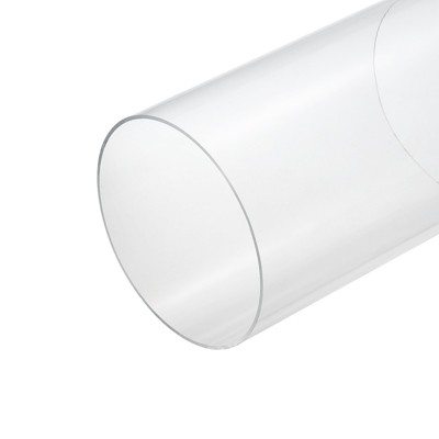 Unique Bargains Lamp and Lantern Water Cooling System Acrylic Rigid Round Pipe Clear 10"