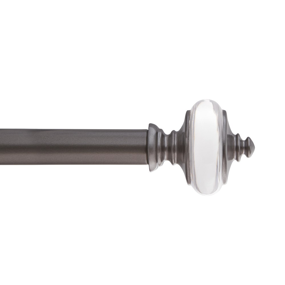 Tay Drapery Rod Set Dark Nickel 72 144 Home Decor International