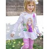 PATPAT Disney Princess Frozen Toddler Girls Clothes: Ruffle Sleeve Sweatshirts and Leggings Summer Coordinate Outfit - 2 of 4