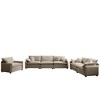 3 Piece Corduroy Deep Seat Sectional Sofa Set with Comfortable Oversized Design, Flexible Sofa Combinations, and Soft Throw Pillows - 4 of 4
