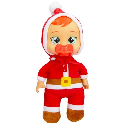 Cry Babies Tiny Cuddles Christmas Claus Doll