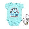 The Juniper Shop American Sweetheart Rainbow Baby Bodysuit - 2 of 2