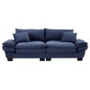 NicBex Corduroy Sofa Sleeper Loveseat Sturdy 550lbs Capacity for Bedroom/Living Room/Apartment - 3 of 4
