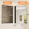 Belle Medicine Cabinet with Mirror, Recessed/Wall Mount Cabinet for Bathroom, Beveled Surface Mirror, Adjustable Tempered Glass Shelves, Black - 2 of 4