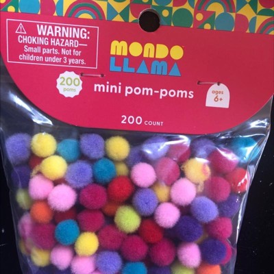 0.75 inch Mini Craft Pom Poms
