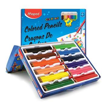 Mega Jumbo Pencils, Set of 12 Colors, Perfect for Toddler, Pre-School and Early Learners.