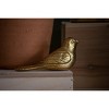 3.15" x 5.91 Moira Metallic Gold Cast Iron Bird Decorative Animal Tabletop Figurine - 4 of 4