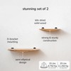 MH London Hutch 24" Set of 2 Wall Mounted Shelves Mango Wood - 3 of 4