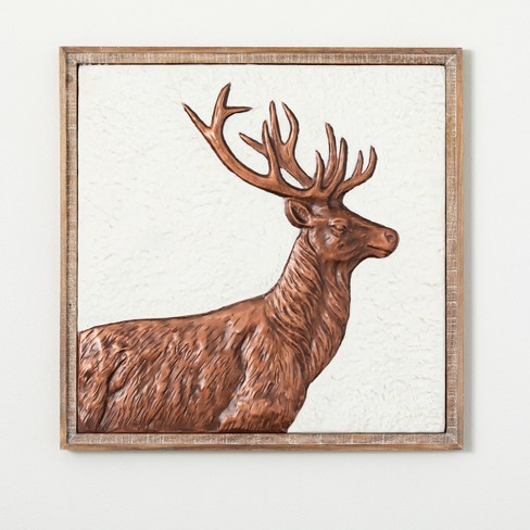 metal reindeer wall art