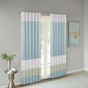 Polyoni Pintuck Light Filtering Striped Window Valance, Lightweight Textured Rod Pocket Top Valance for All Seasons - 2 of 4