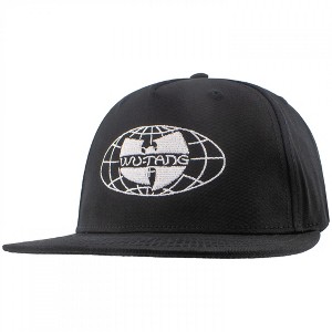 Adult Wu-Tang Clan World Wide Embroidered Logo Snapback Hat : Target